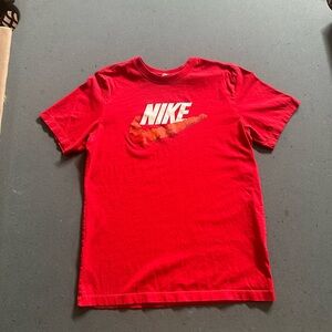 Red Nike Tee Men(Size S)